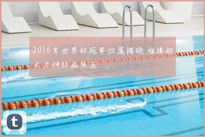 2016年世界杯冠军归属揭晓 谁捧起大力神杯成焦点